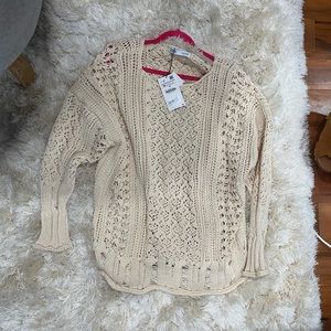 Zara Oversized Open Knit Sweater